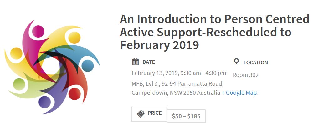 An Introduction to Person Centered Active Support Camperdown